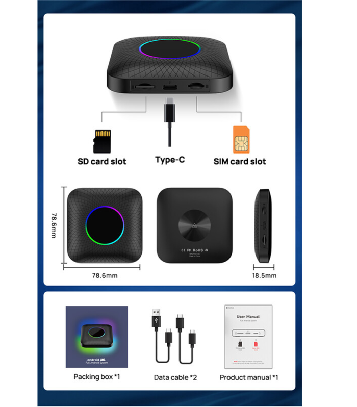 AI BOX Wireless (8GB+128GB)