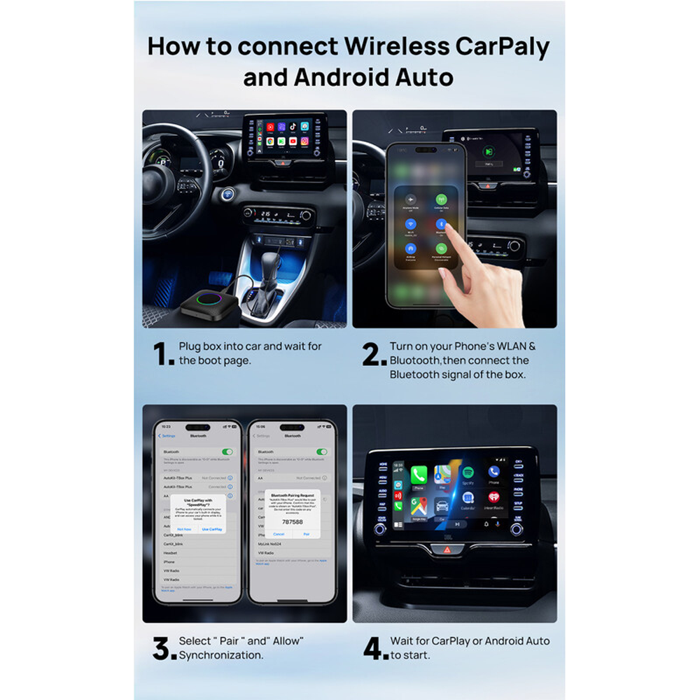 AI BOX Wireless (8GB+128GB) - Imagen 5