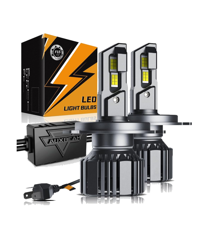 Auxbeam H4 - F15 Series H4 Powersports Bulbs, 20000LM